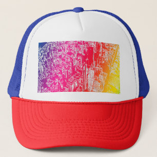 Manhattan-regenboog Trucker Pet