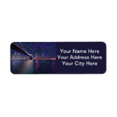 Manhattan Return Address Labels (Voorkant)