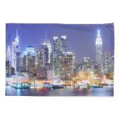 Manhattan 's nachts kussensloop (Achterkant)