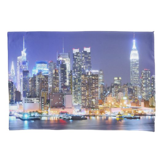 Manhattan 's nachts kussensloop (Voorkant)