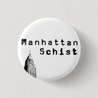 Manhattan Schist "Chrysler"-Button Ronde Button 3,2 Cm