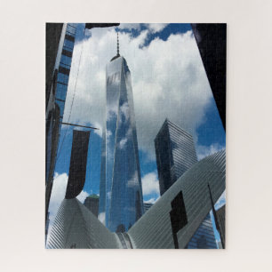 Manhattan Silhouet New York. Legpuzzel
