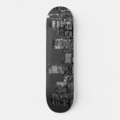 Manhattan Skyline bij nacht Skateboard (Voorkant)