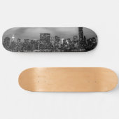 Manhattan Skyline bij nacht Skateboard (Horizontaal)