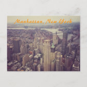 Manhattan Skyline Briefkaart (Voorkant)