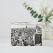Manhattan Skyline briefkaart (Staand voorkant)