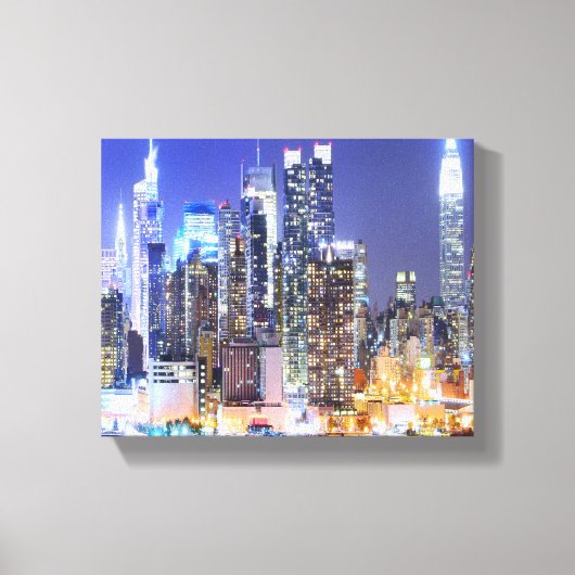 Manhattan Skyline Canvas Afdruk (Voorkant)