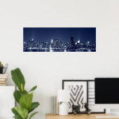 Manhattan Skyline en de torens van lights Poster (Thuiskantoor)