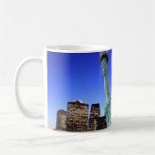 Manhattan Skyline en het Vrijheidsbeeld Koffiemok (Links)