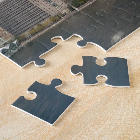Manhattan Skyline Freedom Tower Hudson NYC Legpuzzel (Zijkant)
