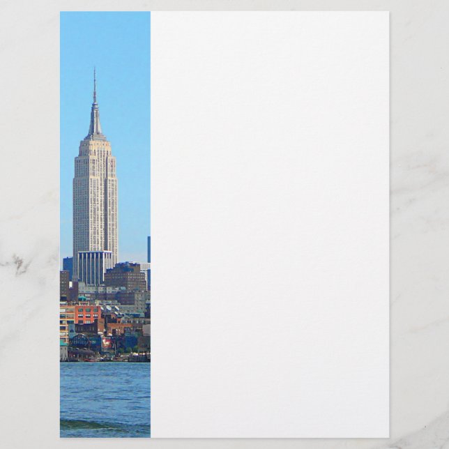 Manhattan Skyline, gezien van Hoboken, NJ (Voorkant)
