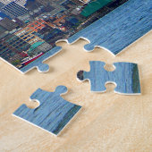 Manhattan Skyline, gezien van Hoboken, NJ Legpuzzel (Zijkant)