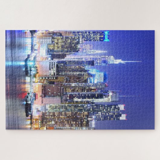 Manhattan Skyline Legpuzzel (Horizontaal)
