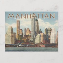 Manhattan skyline  New York Briefkaart