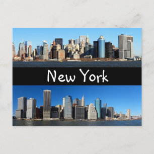 Manhattan Skyline, New York Briefkaart