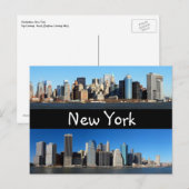 Manhattan Skyline, New York Briefkaart (Voorkant / Achterkant)