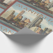 Manhattan skyline  New York Cadeaupapier (Hoek)
