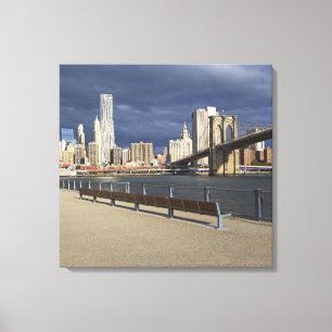 Manhattan skyline, New York Canvas Afdruk