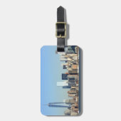Manhattan Skyline New York City Bagagelabel (Voorkant verticaal)