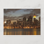 Manhattan Skyline, New York City, New York, Vereni Briefkaart (Voorkant)