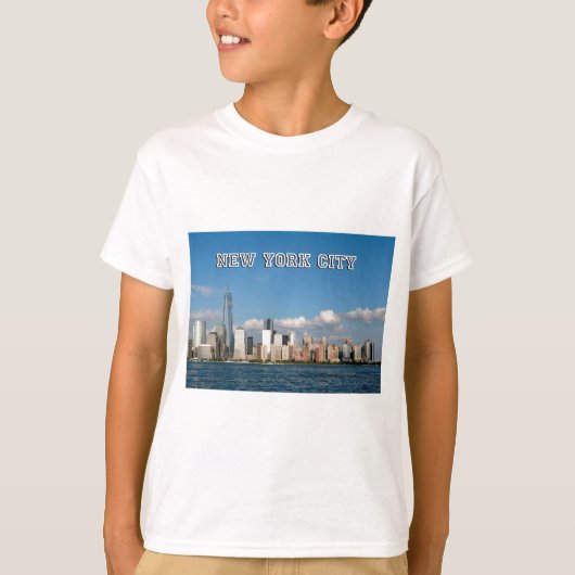Manhattan Skyline New York City USA T-shirt (Voorkant)