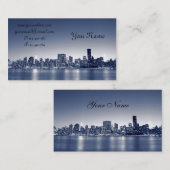 Manhattan Skyline, New York City Visitekaartje (Voorkant / Achterkant)
