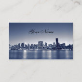 Manhattan Skyline, New York City Visitekaartje (Achterkant)