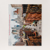 Manhattan Skyline New York. Jigzaag Puzzle Legpuzzel (Verticaal)