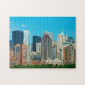 Manhattan Skyline New York. Legpuzzel (Horizontaal)