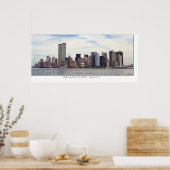 Manhattan Skyline Poster (Keuken)