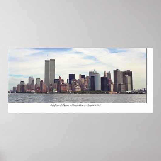 Manhattan Skyline Poster (Voorkant)