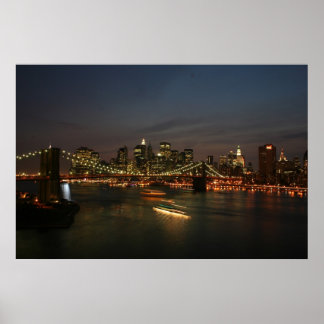 Manhattan Skyline Poster