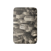 Manhattan skyline, zwart-wit antenne. badmat (Voorkant Verticaal)