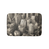 Manhattan skyline, zwart-wit antenne. badmat (Voorkant)