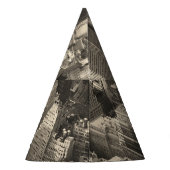 Manhattan skyline, zwart-wit antenne. feesthoedjes (Achterkant)