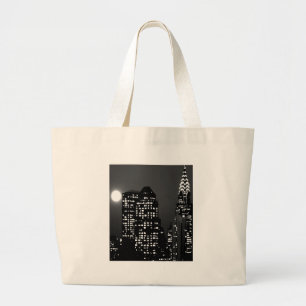 Manhattan Skylines Grote Tote Bag