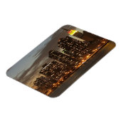 Manhattan Skyscrapers bij nacht Magneet (Linkerzijde)