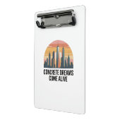Manhattan Staat van Mind New York Mini Klembord (Angled2)