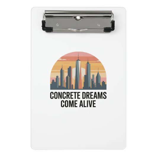 Manhattan Staat van Mind New York Mini Klembord (Voorkant)