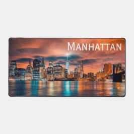 Manhattan stadsgezicht bureaumat