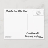 Manhattan uit Staten Island CricketDiane Stuff Briefkaart (Achterkant)