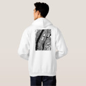 Manhattan USA City Map Hoodie (Achterkant volledig)