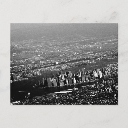 Manhattan van Boven Briefkaart (Voorkant)