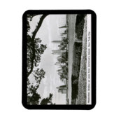 Manhattan van Gouverneur's Island, New York City Magneet (Verticaal)