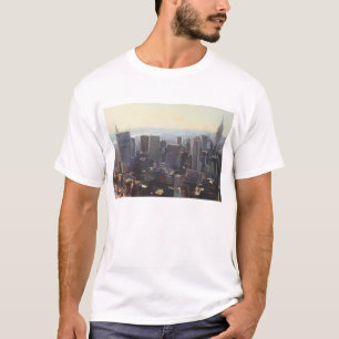 Manhattan van het Rockefeller Building 2012 T-shirt