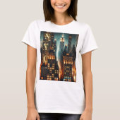 Manhattan Vibes T-shirt – Bold New York City Stree (Voorkant)