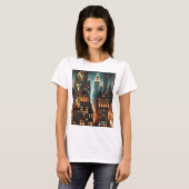 Manhattan Vibes T-shirt – Bold New York City Stree (Voorkant volledig)