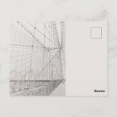 Manhattan View from Brooklyn postcard New York Briefkaart (Achterkant)