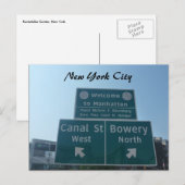 manhattan welkom briefkaart (Voorkant / Achterkant)