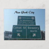 manhattan welkom briefkaart (Voorkant)